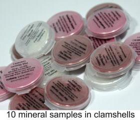 Mineral Eye shadow Samples - Pick 10 colors of your eyeshadow choice, beauty samples, make up samples, CIJ SALE