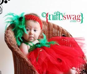 Boutique Strawberry Tutu Dress Halloween Costume Set