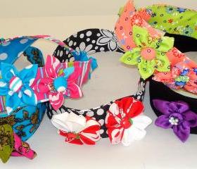 Girls Headband Pattern Bundle, DIY Fabric Flowers, PDF Pattern