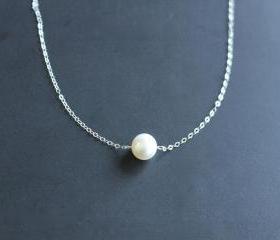 Freshwater Pearl Necklace Sterling Silver