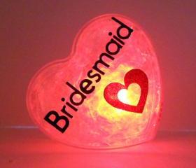 GlowHeart - gift idea for Bridesmaids