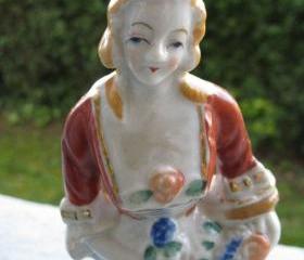Made in Japan Vintage Victorian Lady Figurine 