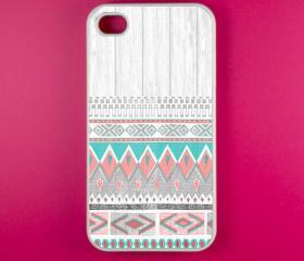 Iphone 4 Case - Aztec Pattern Iphone 4s Case, Iphone Case, Iphone 4 Cover