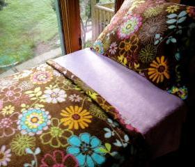 Girls Toddler Bedding Cozy Fleece 'Wildflower Dreams' Fits Cribs & Toddler Beds 