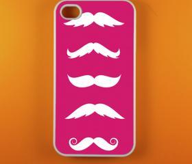 Mustache Iphone 4 Case, Iphone 4s Case, Iphone Case, Iphone 4 Cover