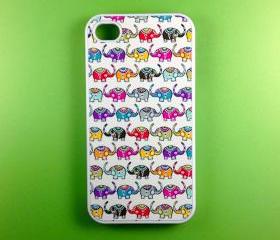 Iphone 4 Case - Elephants Iphone 4s Case, Iphone Case, Iphone 4 Cover