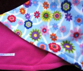 Toddler / Baby Fleece Blanket 'Pink Peace' BUG HUG for Girls 