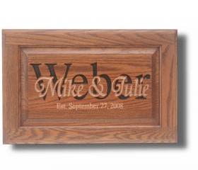 SIGNS, Personalized, Carved, Custom Wood, Upcycled Cabinet Door, Anniversary Wedding Gift, Solid Hardwood, Aprox 14 x 23 (size varies)