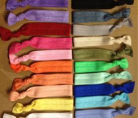 4 Solid Elastic Hair Ties (and bracelets)