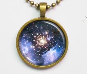 Galaxy Necklace - Nebula NGC 3603, Constellation Carina - Galaxy Series