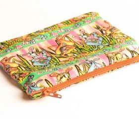 Zipper Pouch - Cartoon Kangaroos