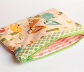 Patchwork Pouch - Bunnies and Kittens