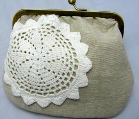 Fabby Purse - Doily 