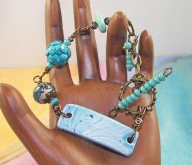 Lovely Aqua Bracelet