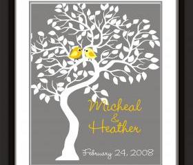 Wedding signature tree-guestbook alternative 16x20 holds 75 signatures