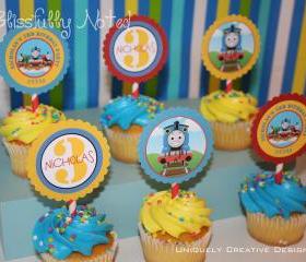 Thomas the Train - Cupcake Toppers 