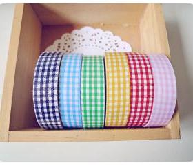 Gingham Fabric Tape 
