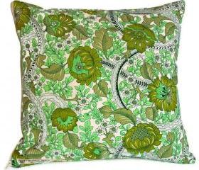 Vintage 1960s Burgess Ledward Frome cotton cushion cover with zip fastening 35cm