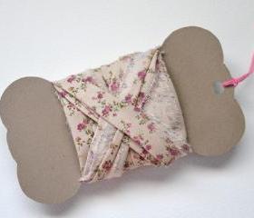 Fabric Ribbon , Floral Cotton Fabric