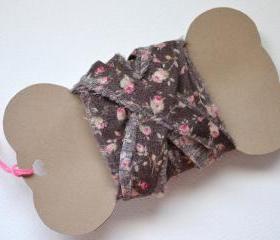 Fabric Ribbon, Floral Cotton Fabric