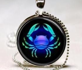 Cancer Leo Virgo June July August September Horoscope Unisex Signs Glass Tile Pendants Keychains