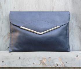 1970s Phillippe Leather Clutch 