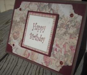 ➽ ➽ SALE ➽ ➽ Hand crafted 3D Birthday greeting card