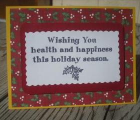 ➽ ➽ SALE ➽ ➽ Hand crafted Christmas card
