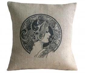 Art Nouveau Pillow Cover 