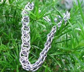 Stainless Steel Helm Chain Chainmail Bracelet