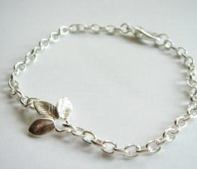 Silver Flower Everyday Bracelet