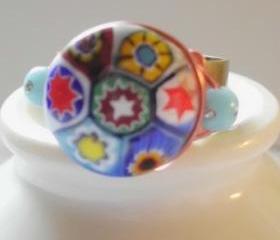 mille fiore wire rapped ring