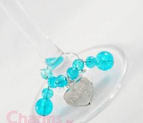 Wedding Top Table Wine Glass Charms