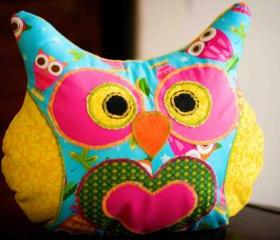 Lola Hoodie Owl Pillow
