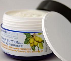 Organic Shea Butter Face & Body Moisturiser plus Calendula, Evening Primrose Oil and Vitamin E (rose scented) - 50ml