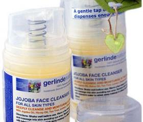 Jojoba Face Cleanser with Lemon, Chamomile and Tea Tree Essential Oils - for all skin types - 50ml (Dropper Bottle) - OCM