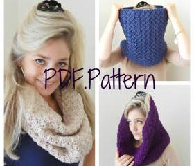 Cowl Crochet Pattern - PDF