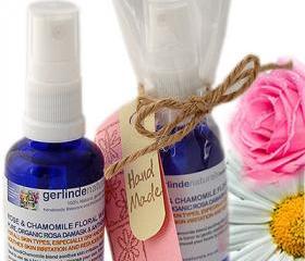 Pure Organic Rose/Chamomile Floral Water Blend / Toner 100ml - especially for dry and sensitive skin