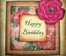Rustic Style Birthday Card