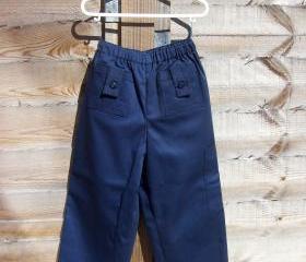Boys navy pocket trousers