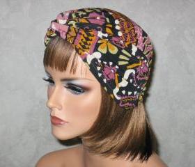 Handmade Twist Fashion Turban -Gold,Brick, Multicolored Celebration