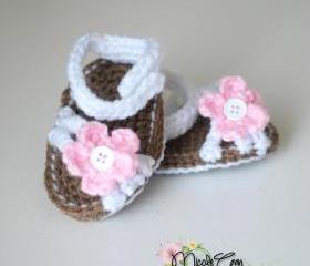 Baby Girl Crochet Strappy Sandals