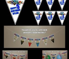 Skylanders 6-Triangle Pennant Banner