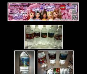 Lego Friends Set of 15 Water Bottle Labels - Make Great Party Favors