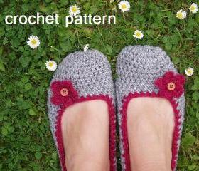 Adult Slippers Crochet Pattern PDF,Easy, Great for Beginners, Shoes Crochet Pattern Slippers, Pattern No. 18