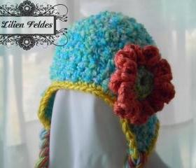 Millie Multi-colored Beanie for Baby Girls