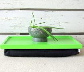 Natural Linnen Laptop Lap Desk or Breakfast Serving Pillow Tray- Table - Custom Order