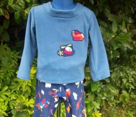 Boys fleece airplane tracksuit
