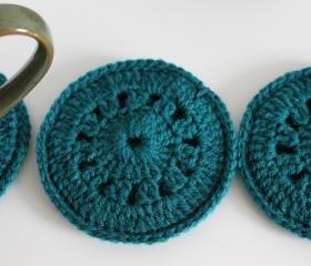 Crocheted drink coasters (pack of 4)