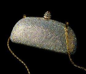 Bridal Evening Bag w/ Swarovski Crystals